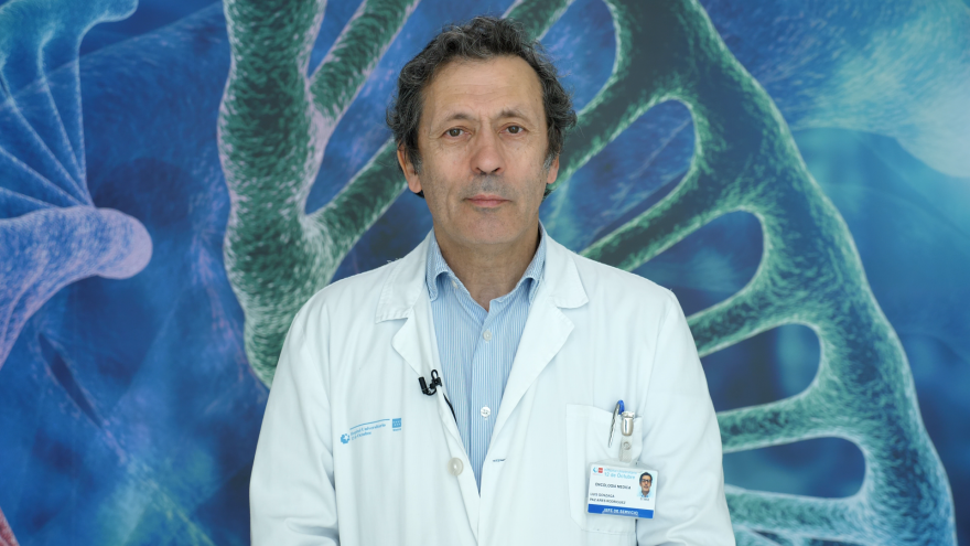Texto Alternativo: El Hospital 12 de Octubre lidera un estudio que demuestra que un fármaco para el cáncer de pulmón de células grandes reduce su progresión un 34 por ciento