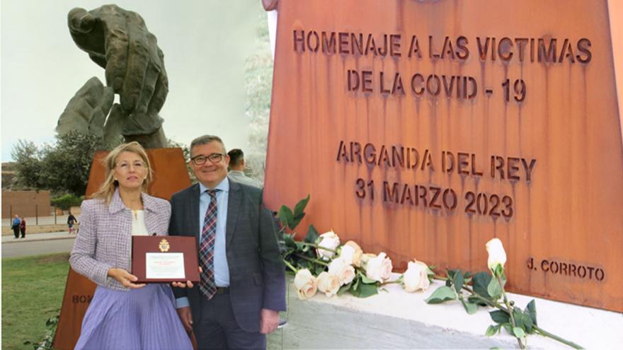 Texto Alternativo: Los profesionales del Hospital Universitario del Sureste, distinguidos con la Medalla de la Ciudad de Arganda
