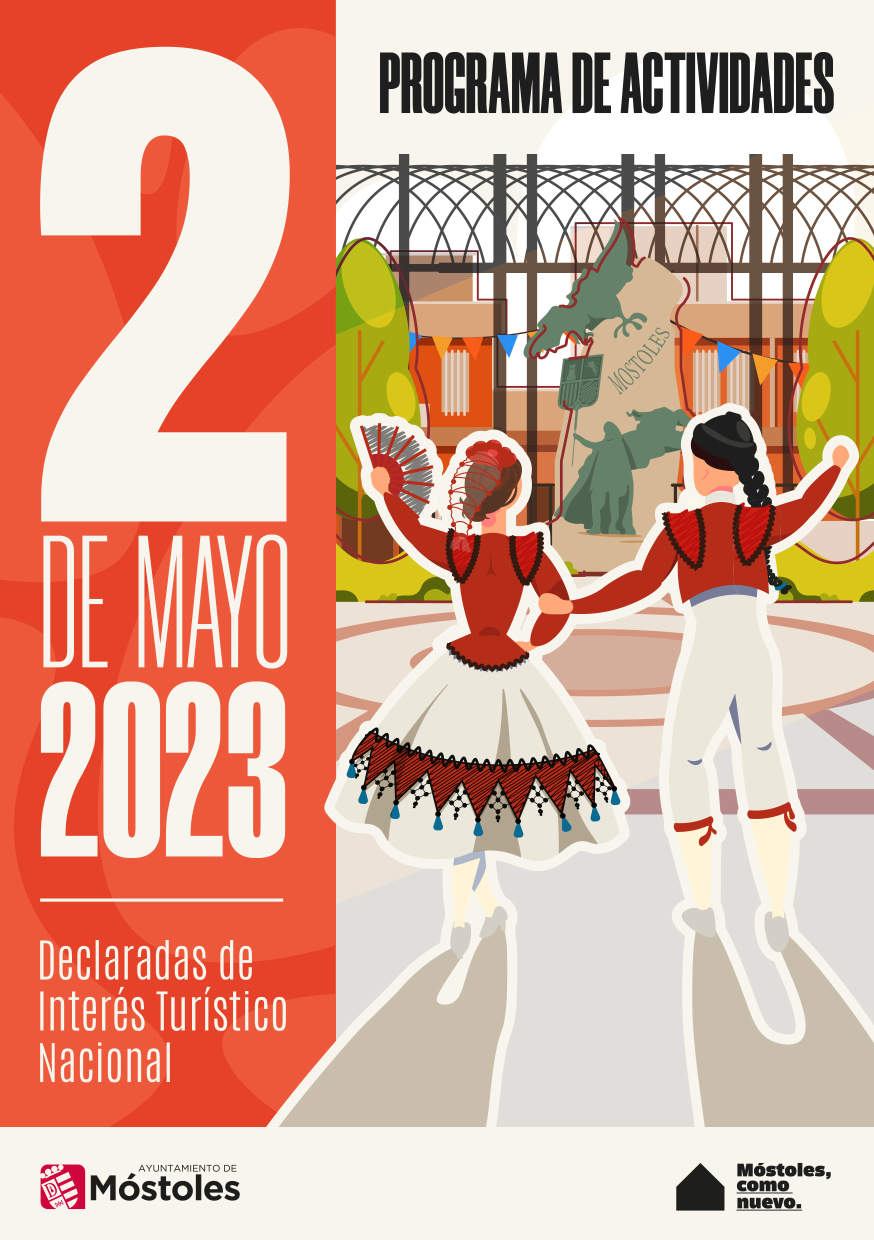 Texto Alternativo: Móstoles, preparada para celebrar sus históricas fiestas del 2 de mayo declaradas de Interés Turístico Nacional