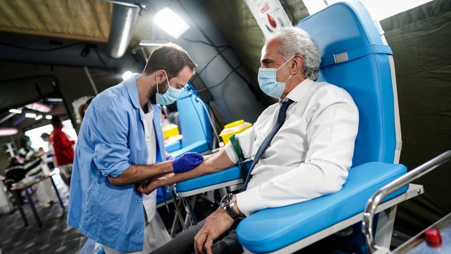 Texto Alternativo: La Comunidad de Madrid, en el XVI Maratón de Donación de Sangre del Hospital público La Paz