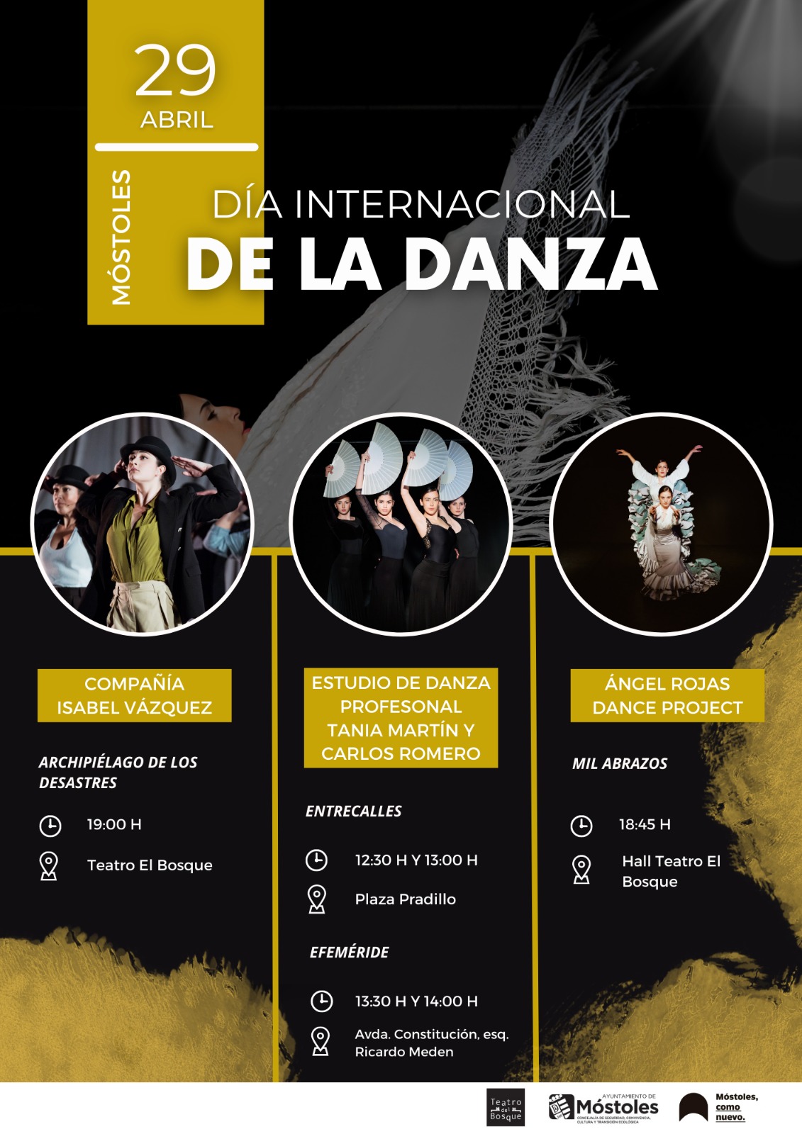 Texto Alternativo: Varias representaciones con motivo del Día Internacional de la Danza en la agenda cultural de Móstoles