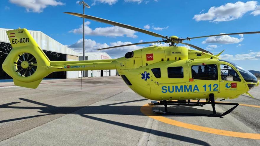 Texto Alternativo: La Comunidad de Madrid invierte 21 millones en los dos helicópteros medicalizados para los servicios públicos de emergencia