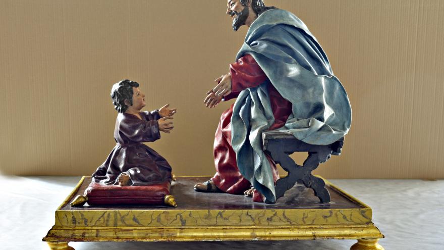 Texto Alternativo: La Comunidad de Madrid declara Bien de Interés Cultural la escultura San José con el Niño atribuible a La Roldana
