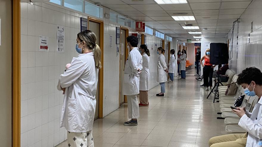 Texto Alternativo: El Hospital La Paz acoge la prueba ECOE para evaluar a estudiantes de Medicina de la Universidad Autónoma de Madrid