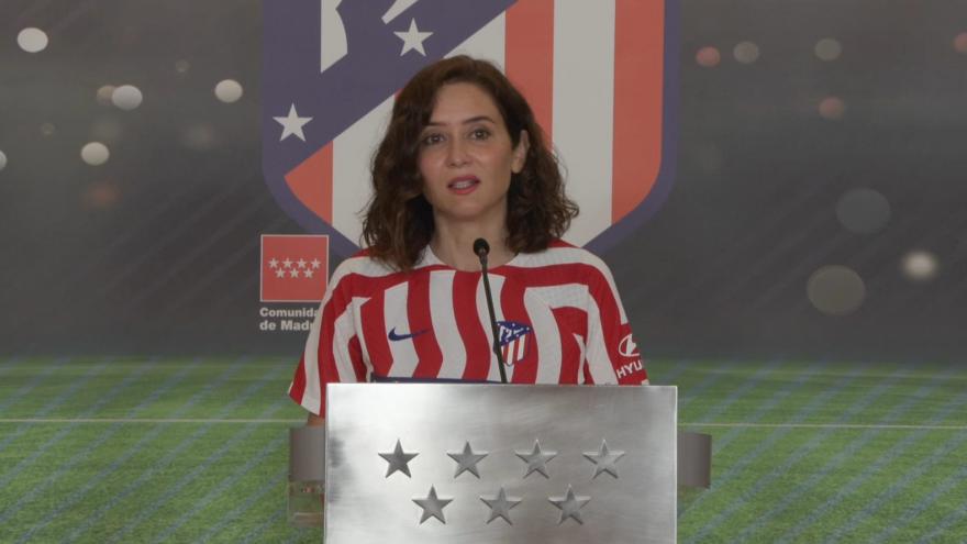 Texto Alternativo: Díaz Ayuso felicita al Atlético de Madrid Femenino por su segunda Copa de la Reina: “Son modelo de orgullo e inspiración para muchas mujeres”