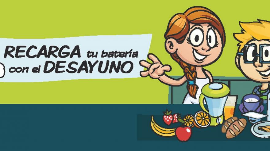 Texto Alternativo: Sanidad ha enseñado en este curso a cerca de 30.000 escolares a desayunar de forma saludable