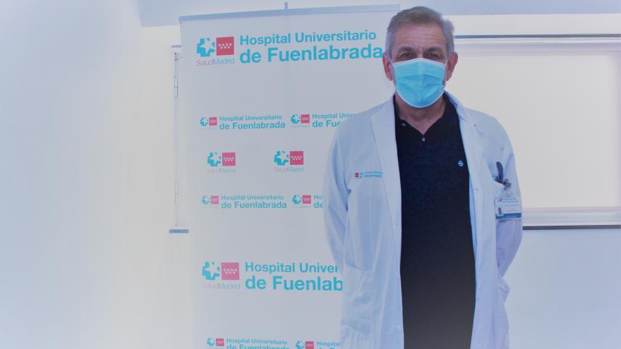 Texto Alternativo: El jefe del Servicio de Prevención de Riesgos Laborales del Hospital de Fuenlabrada, premiado por la Sociedad Castellana de Salud y Seguridad en el Trabajo