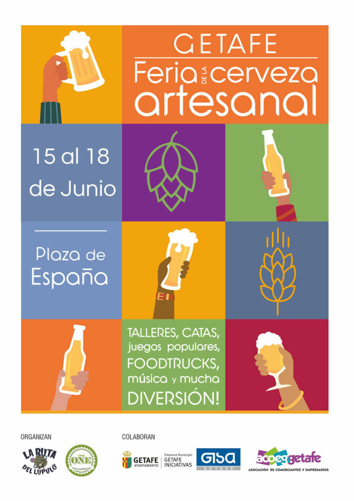 Texto Alternativo: Del 15 al 18 de junio se podrá disfrutar de la I Feria de la Cerveza Artesana de Getafe