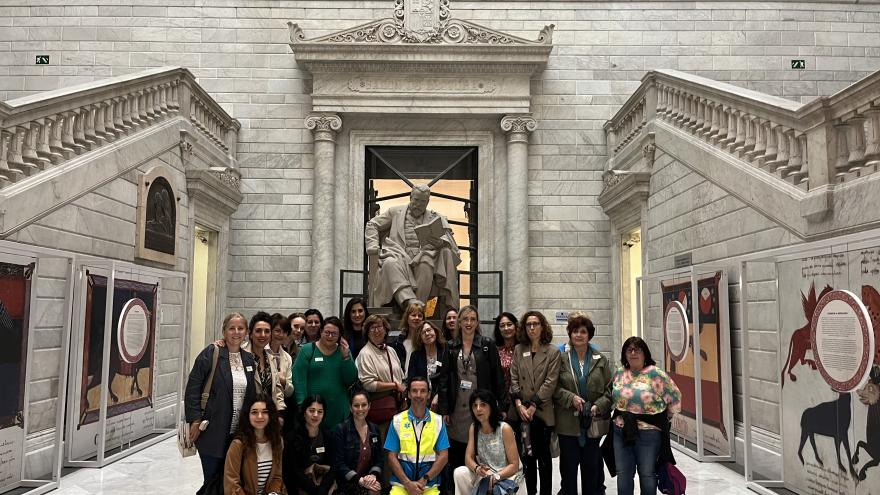 Texto Alternativo: El Club de Lectura de SUMMA 112 despide el curso con una visita a la Biblioteca Nacional