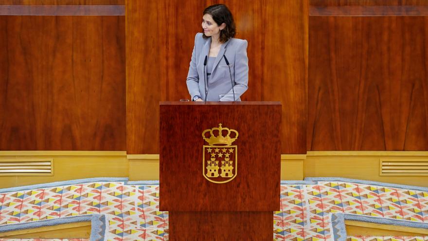 Texto Alternativo: Díaz Ayuso: “Los madrileños han dicho sí a la España constitucional, han dicho sí a la verdad frente a la mentira”