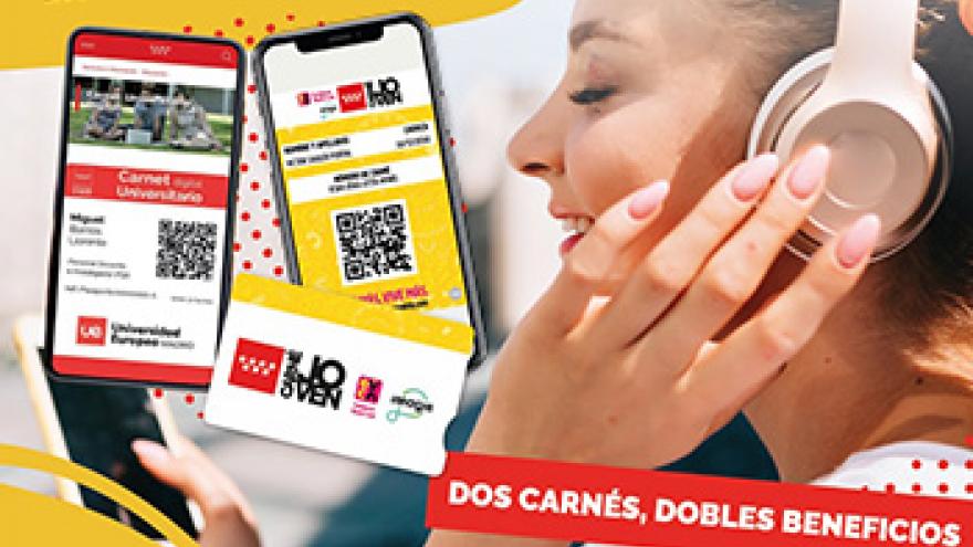 Texto Alternativo: El Carné Joven de la Comunidad de Madrid obtiene el Premio a la excelencia europea en la categoría de movilidad juvenil y ciudadanía activa