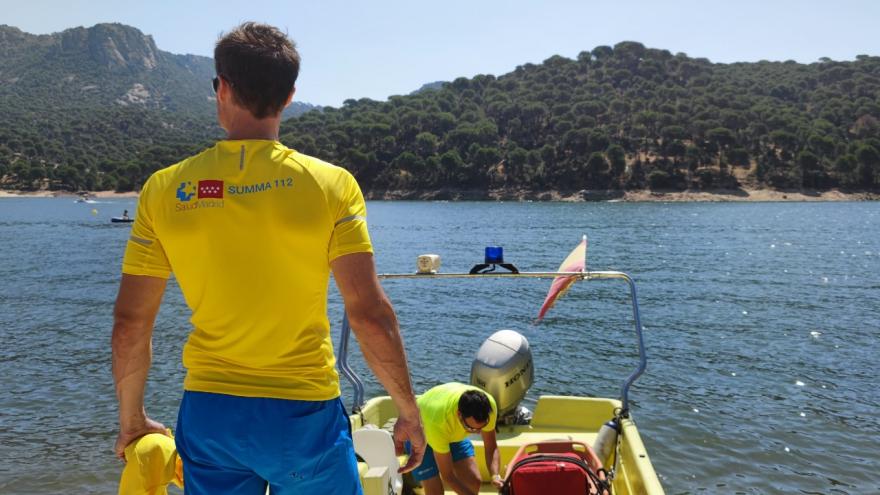 Texto Alternativo: Arranca el Dispositivo de Salvamento Acuático de SUMMA 112 en el pantano de San Juan