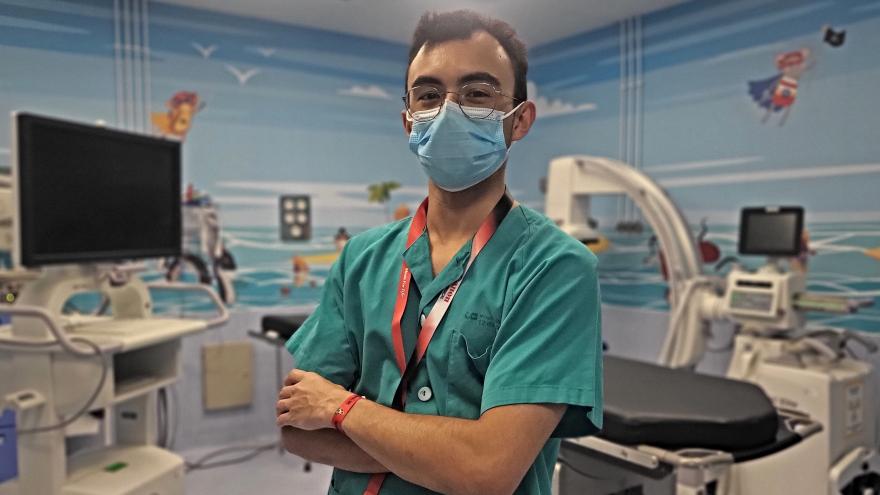 Texto Alternativo: Un residente del Hospital 12 de Octubre, elegido rela Comunidad presentante de residentes en la Sociedad Española de Radiología Médica