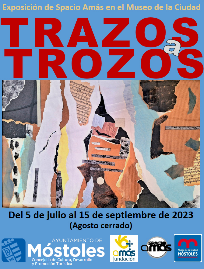 Texto Alternativo: Artistas de Spacio AMÁS presentan sus obras en la exposición Trazos a trozos
