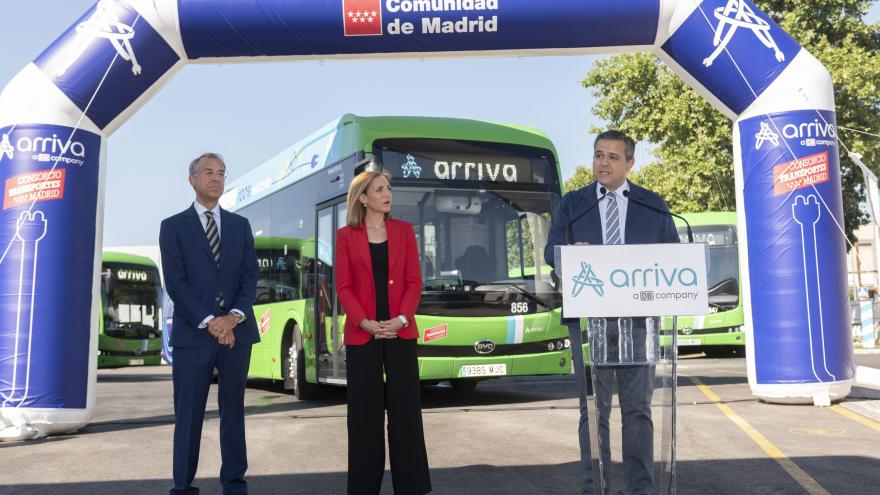 Texto Alternativo: La Comunidad de Madrid contará en Alcorcón con autobuses 100% eléctricos en todas sus líneas de transporte urbano