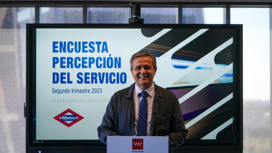 Texto Alternativo: La Comunidad de Madrid logra en Metro la mejor nota histórica de sus usuarios con un notable alto