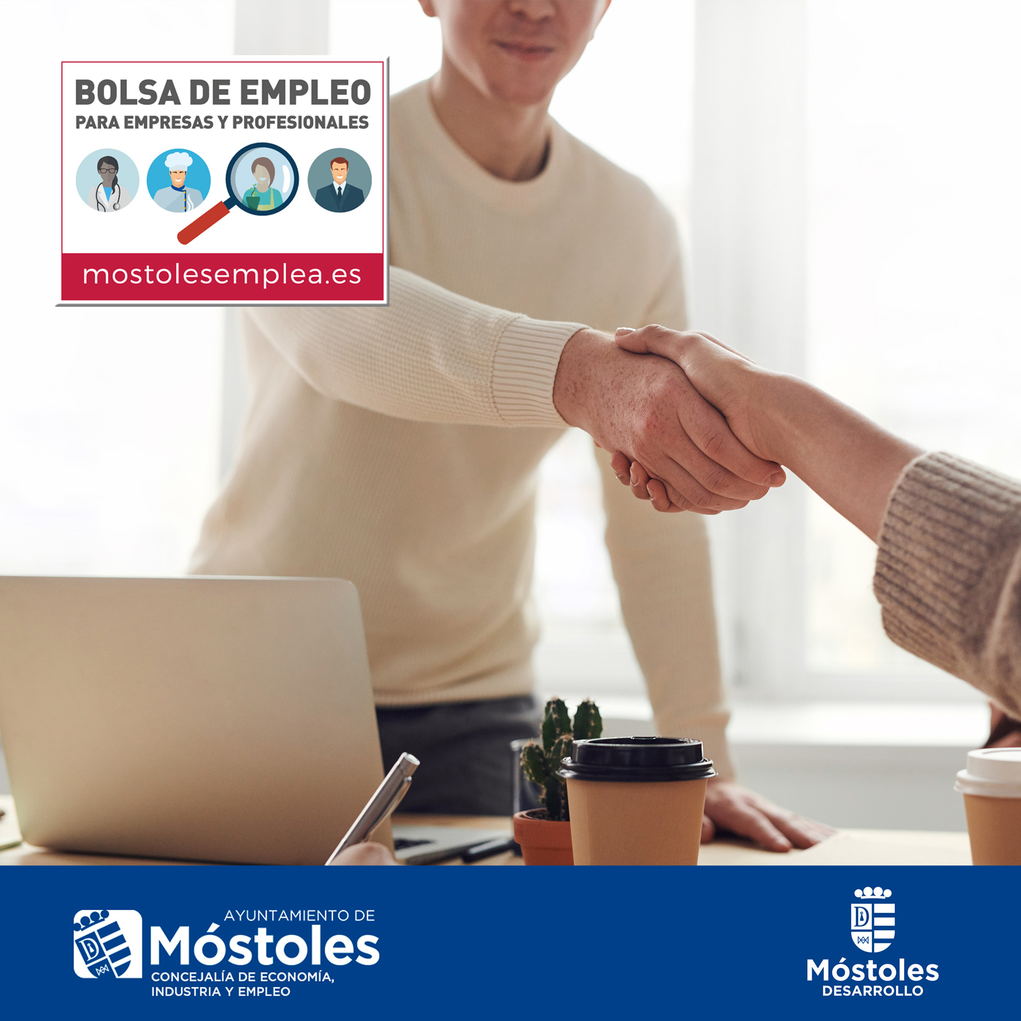 Texto Alternativo: Móstoles Desarrollo continúa ofreciendo su servicio de orientación laboral