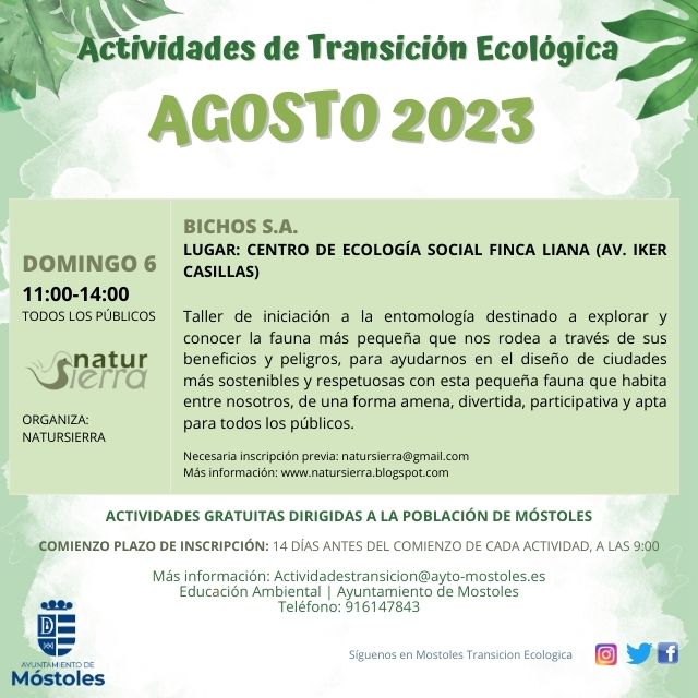 Texto Alternativo: ‘Bichos S.A’ o cómo iniciarse en el mundo de los insectos