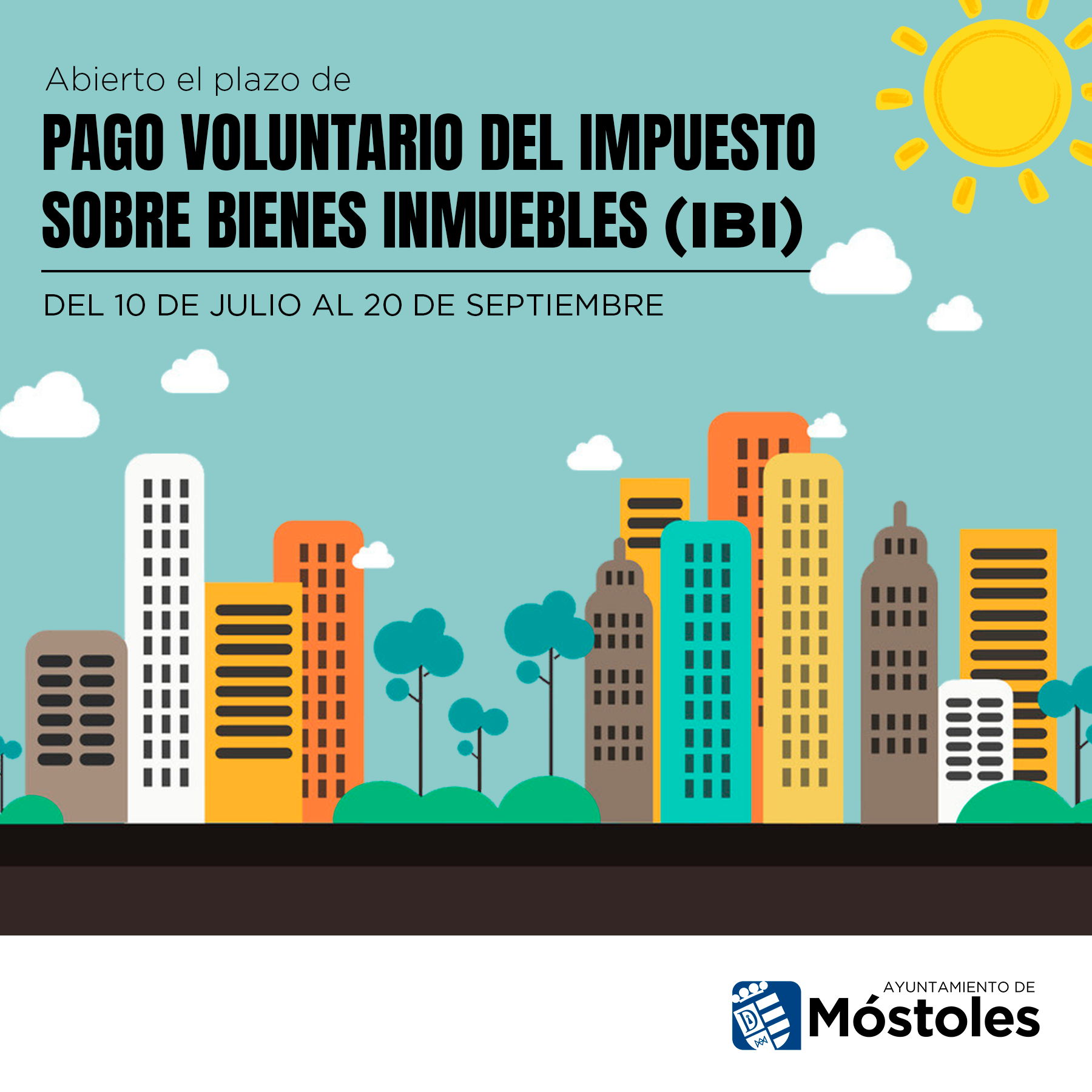Texto Alternativo: El periodo de pago voluntario del IBI sigue disponible en Móstoles