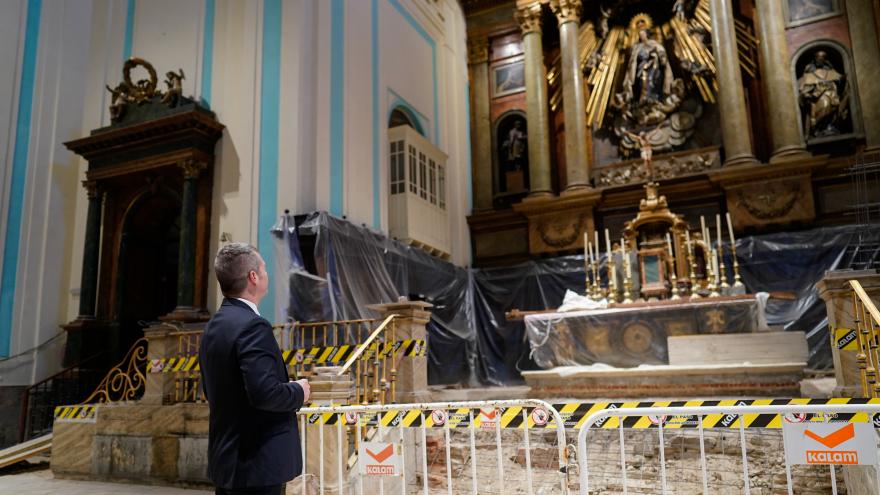 Texto Alternativo: La Comunidad de Madrid avanza en la restauración de la Iglesia del Carmen y San Luis