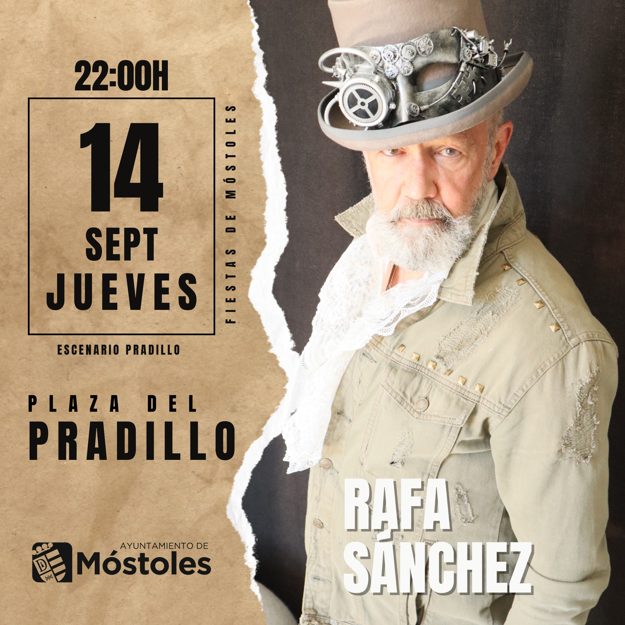 Texto Alternativo: Rafa Sánchez, segundo concierto confirmado de las Fiestas Patronales