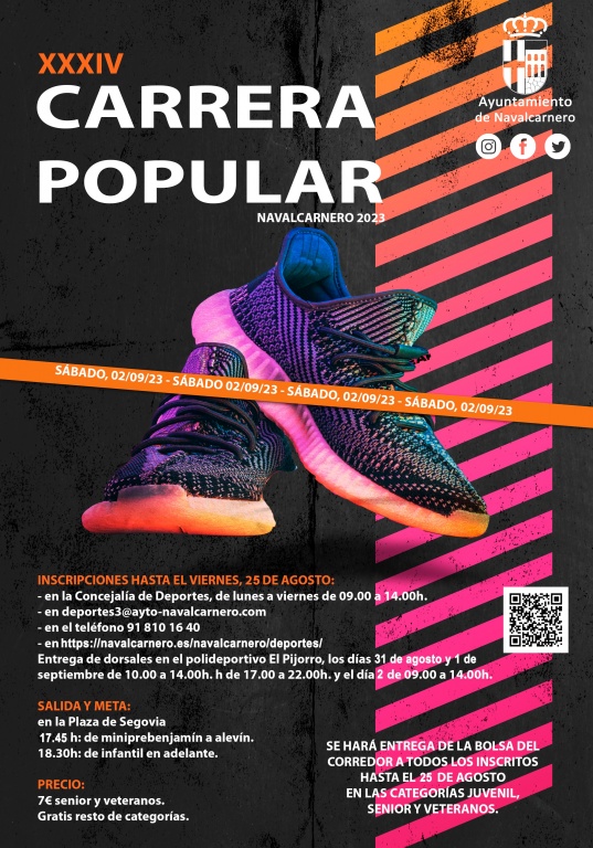 Texto Alternativo: Vuelve a Navalcarnero la Carrera Popular, uno de los eventos deportivos más concurridos de la región
