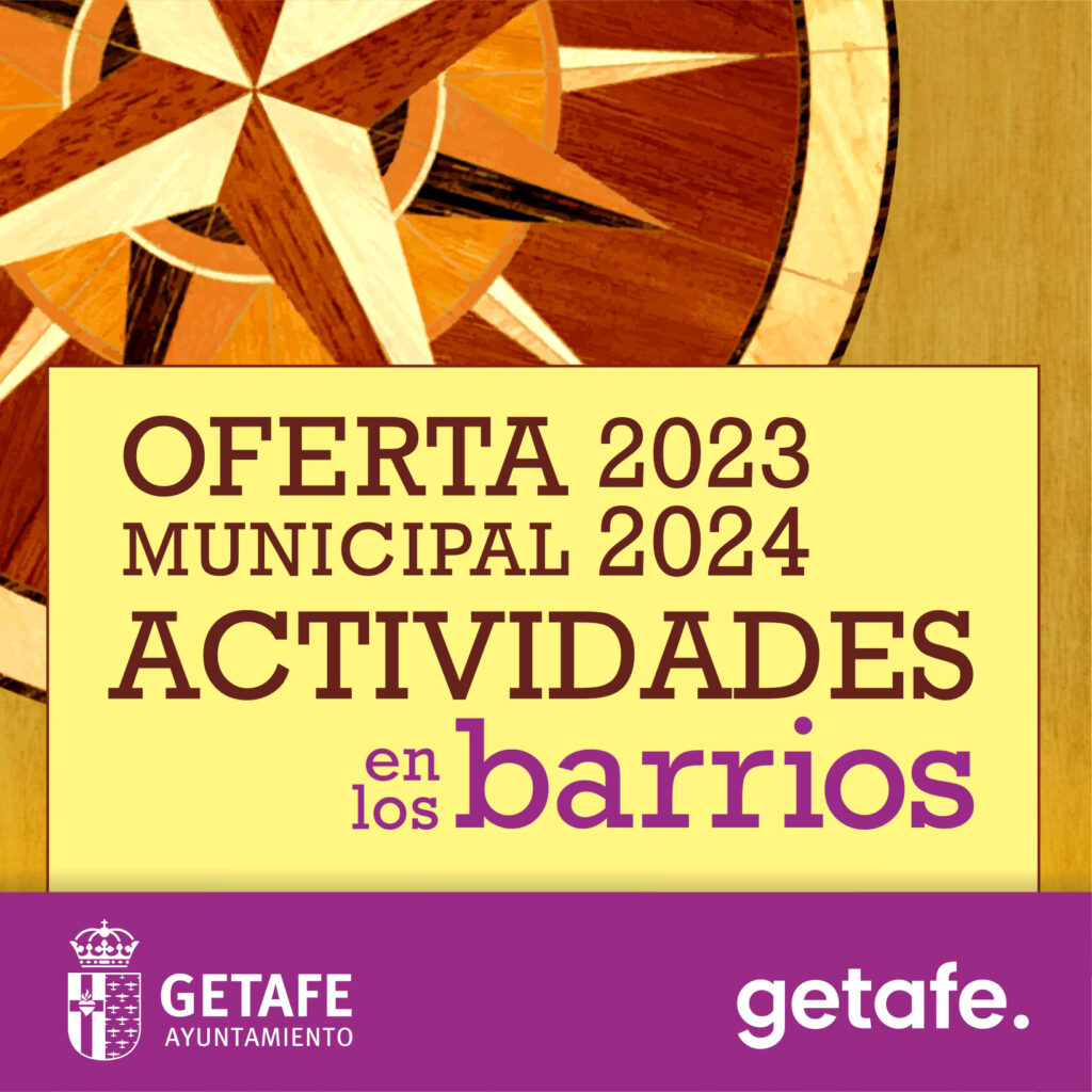 Texto Alternativo: Getafe presenta su nueva Oferta Municipal de Actividades en los barrios para el curso 2023-2024