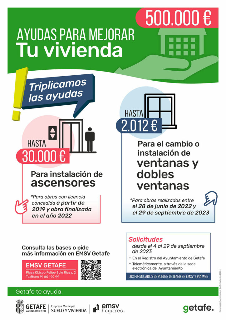 Texto Alternativo: Abiertas las solicitudes de ayudas para instalación de ascensores y cambio de ventanas