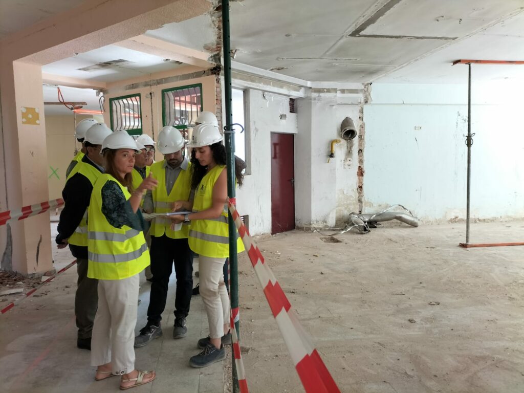 Texto Alternativo: Avanza la demolición interior para el nuevo Centro Cívico de Las Margaritas