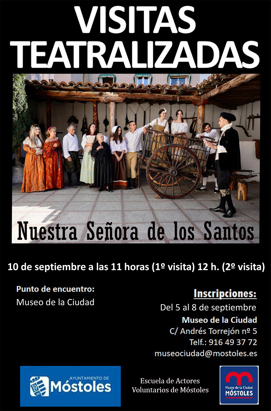 Texto Alternativo: Móstoles volverá al siglo XVII con la ruta teatralizada de Nuestra Señora de los Santos