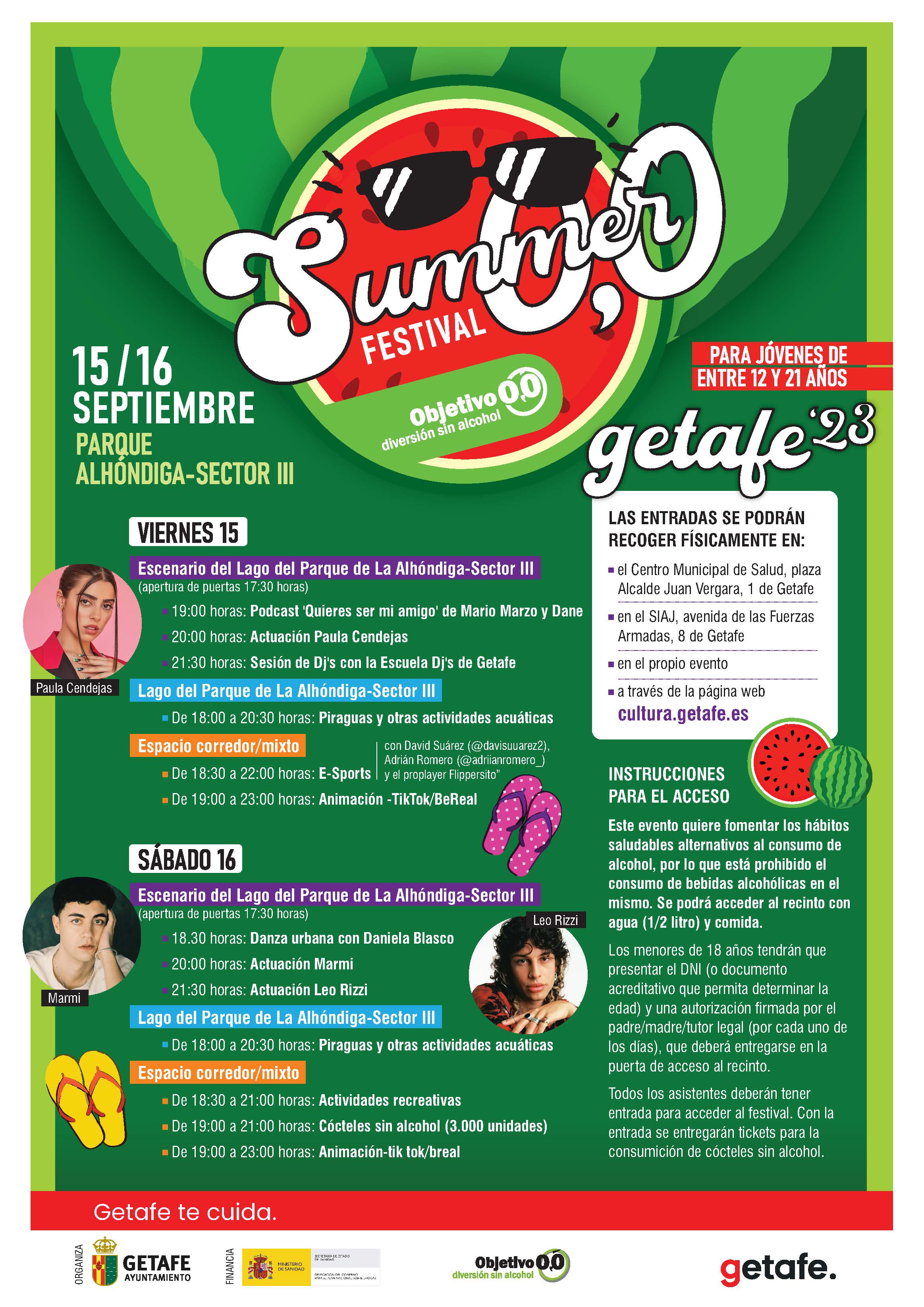 Texto Alternativo: El ‘Summer Fest’ despedirá el verano para los jóvenes de Getafe