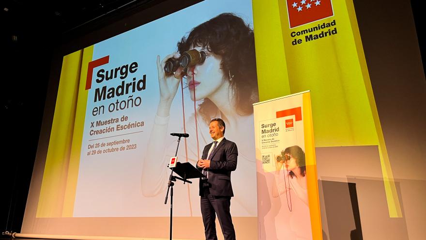 Texto Alternativo: La Comunidad de Madrid el Gobierno de la Comunidad presenta 54 propuestas escénicas para una nueva edición de la Muestra Surge Madrid en Otoño
