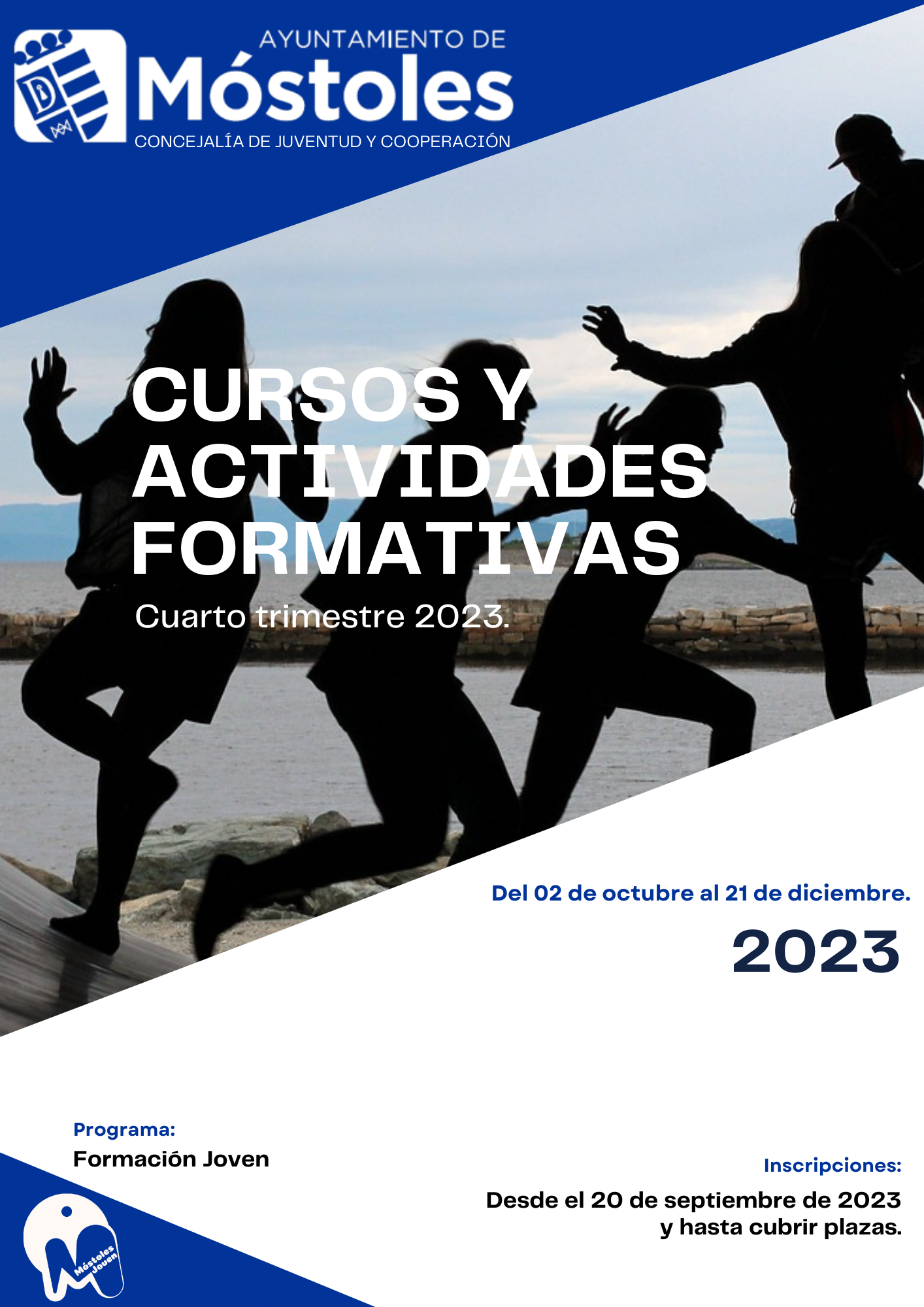 Texto Alternativo: Móstoles ofrece cursos y actividades formativas dirigidas jóvenes del municipio