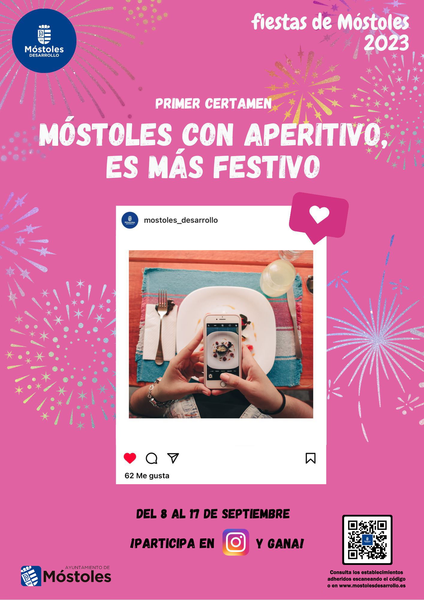 Texto Alternativo: ‘Móstoles con aperitivo es más festivo’ celebra su éxito de participación