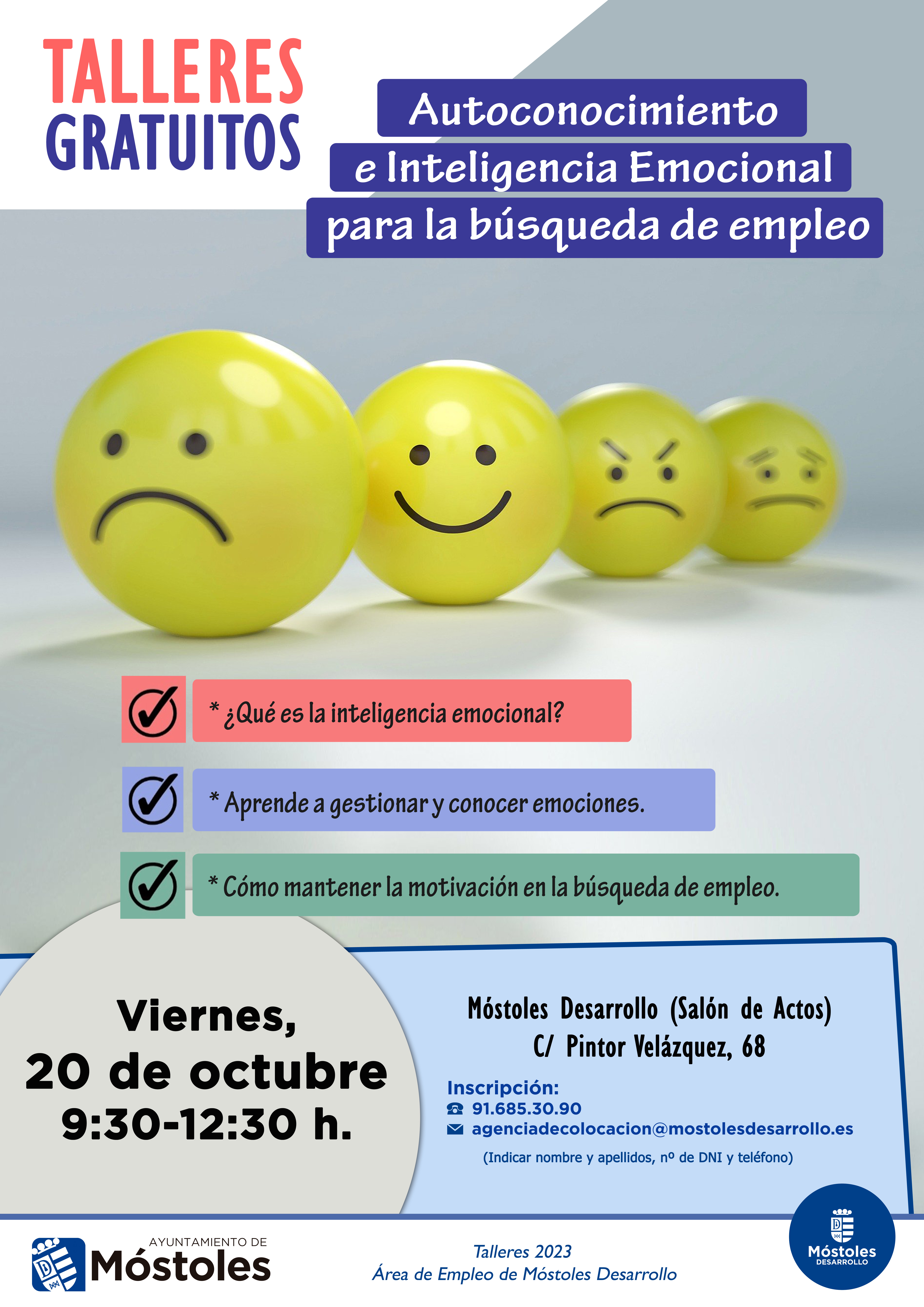 Texto Alternativo: Móstoles ofrece nuevos talleres gratuitos de empleo