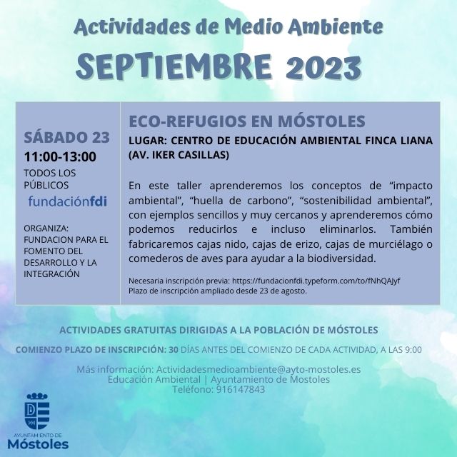 Texto Alternativo: Un taller práctico enseña en Móstoles a fabricar refugios de animales