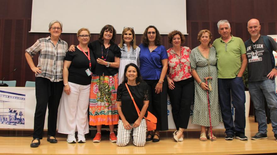 Texto Alternativo: El Hospital Universitario de Fuenlabrada acoge un encuentro literario con la escritora Rosa Montero