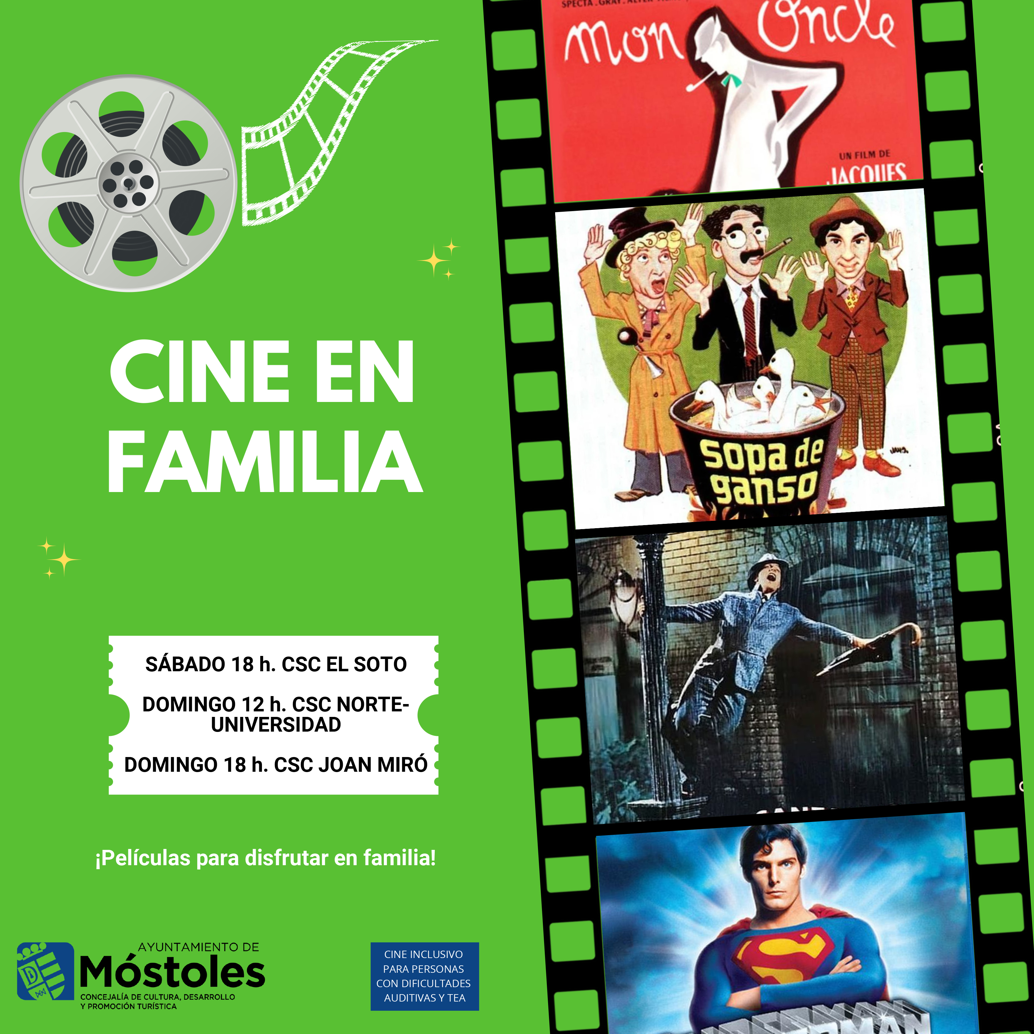 Texto Alternativo: Comienza el programa Cine en Familia, una oportunidad de volver a ver cada fin de semana películas en pantalla grande