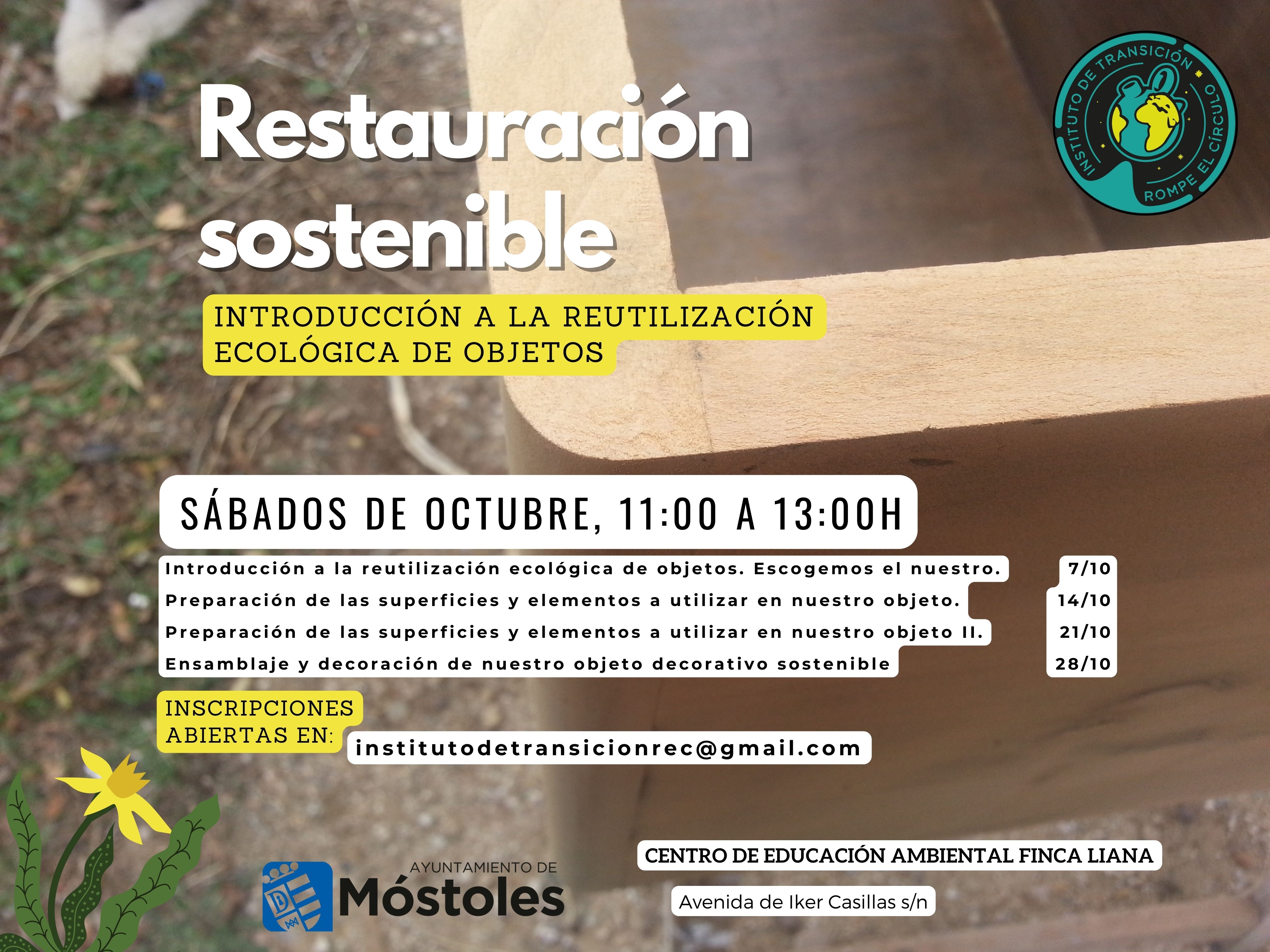 Texto Alternativo: El Ayuntamiento de Móstoles pone en marcha un ciclo de talleres sobre reutilización ecológica de objetos