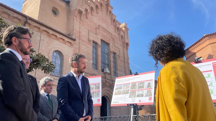 Texto Alternativo: La Comunidad de Madrid entrega al Ayuntamiento de Pinto el reformado convento y la iglesia de la Sagrada Familia
