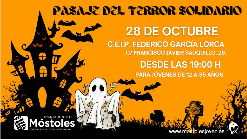 Texto Alternativo: El CEIP Federico García Lorca acogerá un pasaje del terror solidario para celebrar Halloween