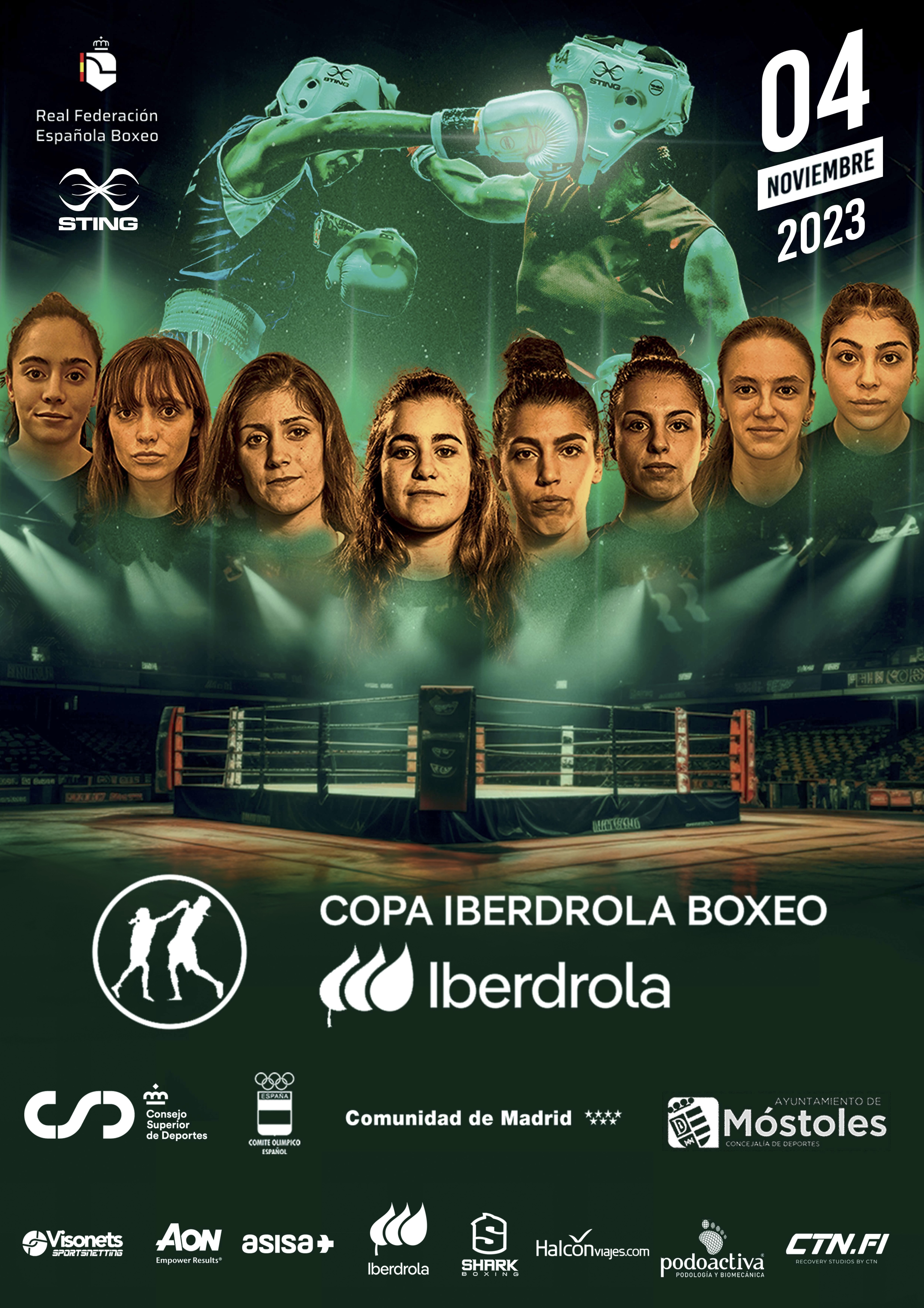 Texto Alternativo: Móstoles flamante sede de la Copa Iberdrola de Boxeo 2023
