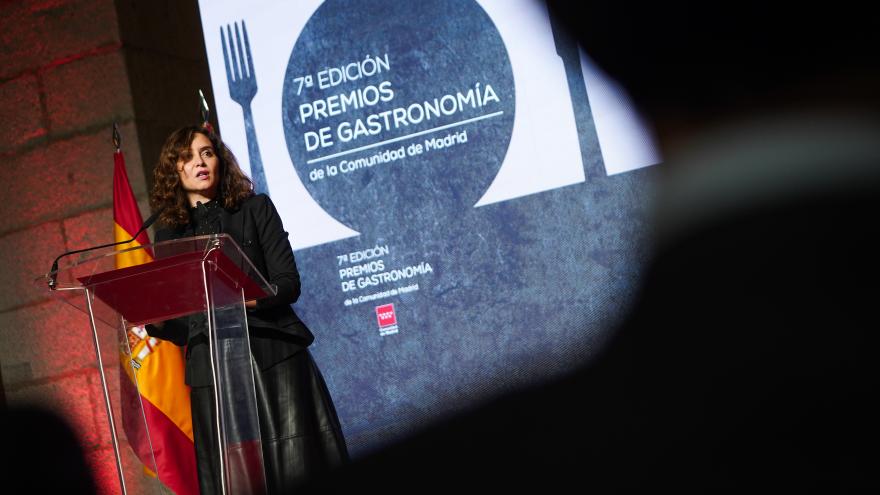 Texto Alternativo: Díaz Ayuso preside los VII Premios de Gastronomía reivindicando un sector que es “tradición, vanguardia y marca España”