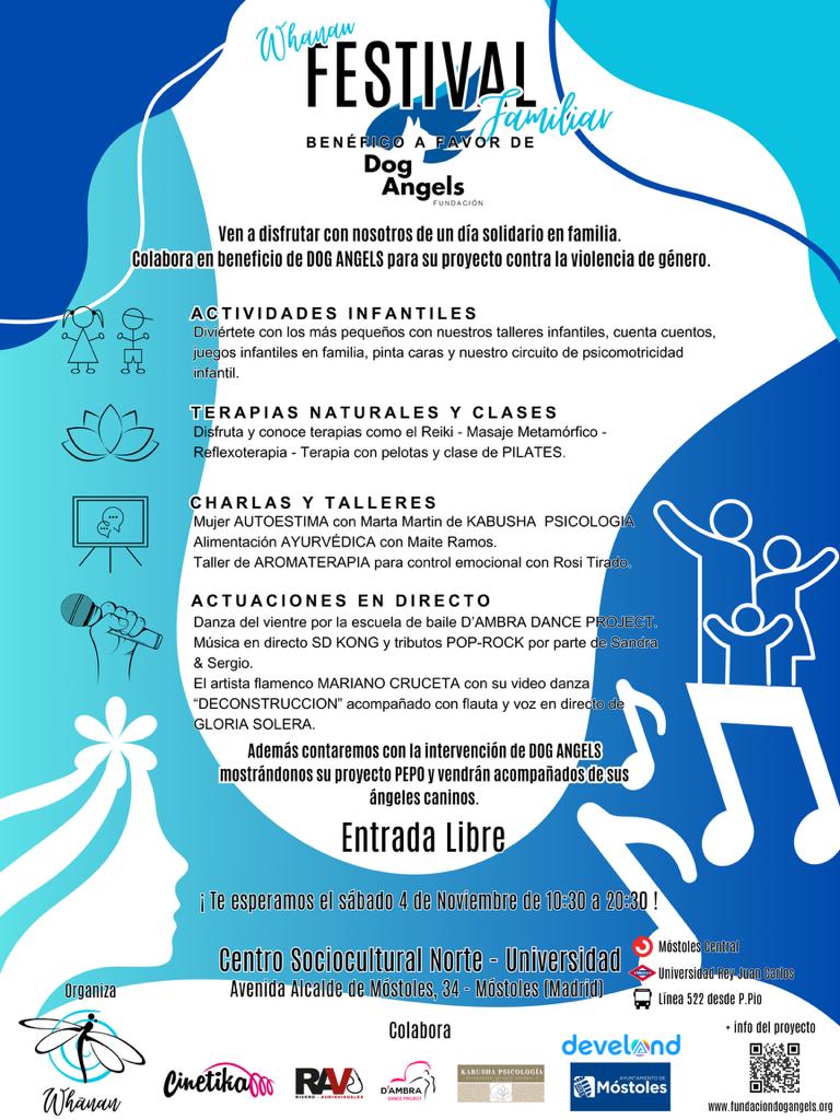 Texto Alternativo: Móstoles celebrará un festival familiar solidario en beneficio de un proyecto contra la violencia de género