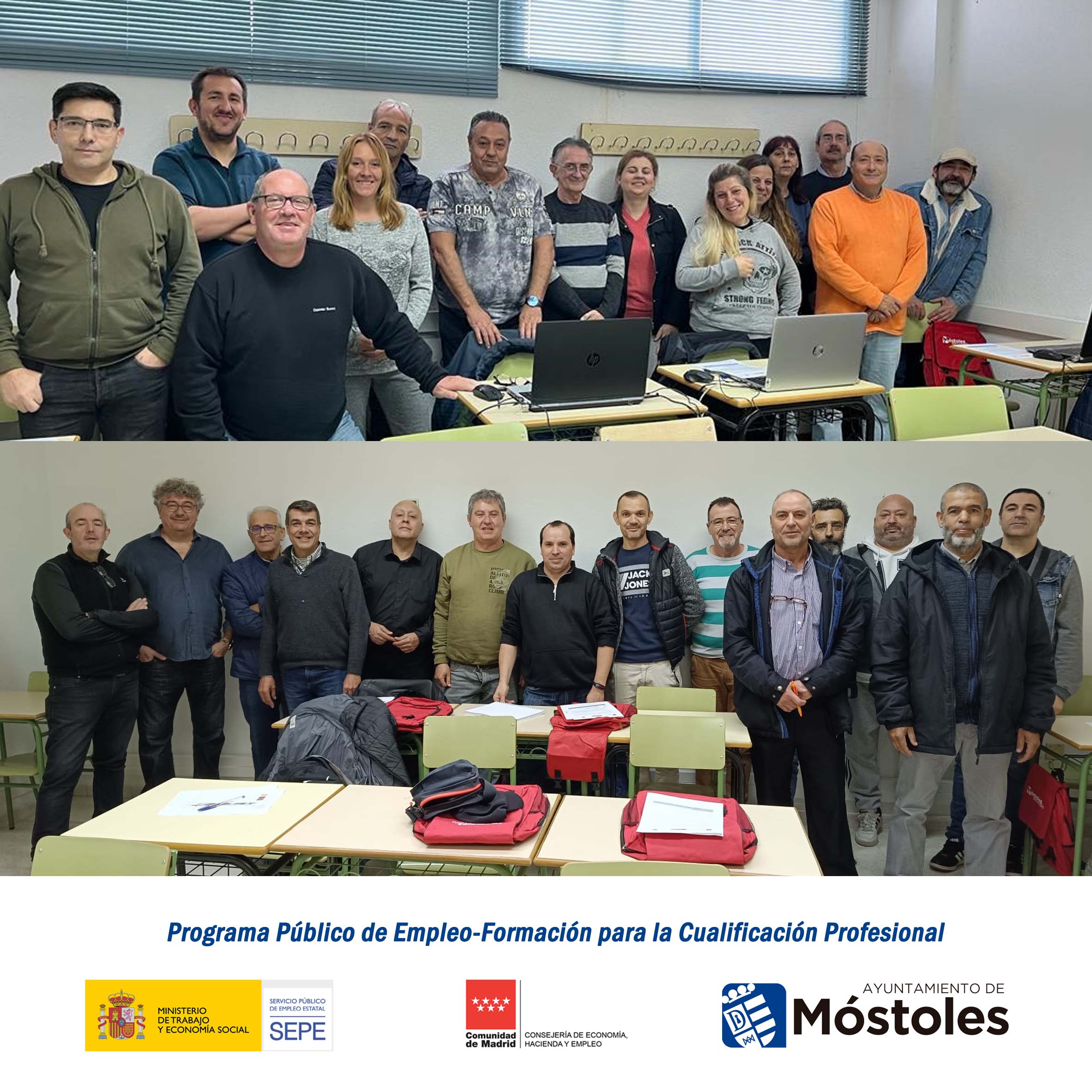 Texto Alternativo: El Ayuntamiento de Móstoles contrata a 26 personas en situación de desempleo a través de un nuevo programa de alternancia