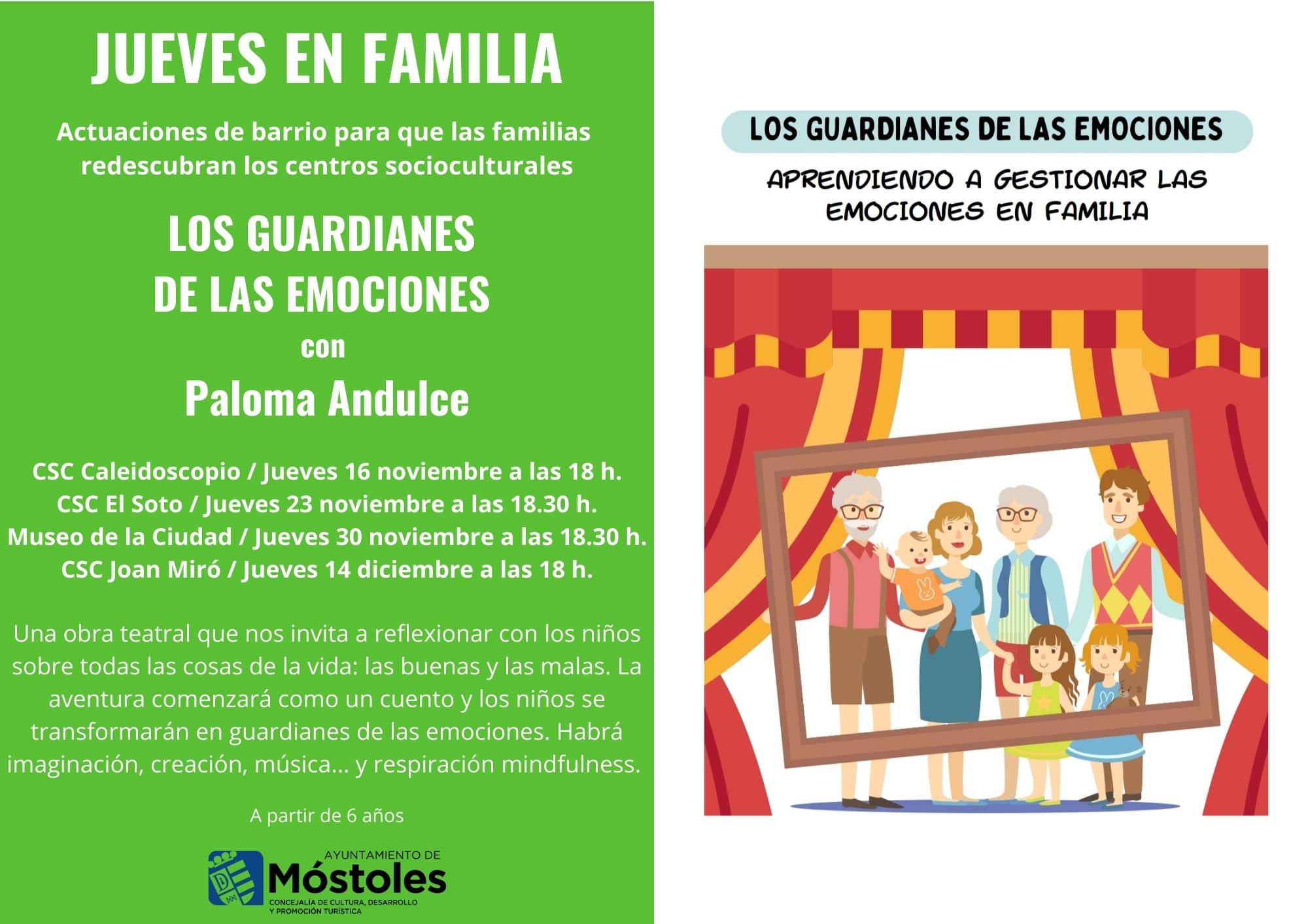 Texto Alternativo: Móstoles ofrece un cuento teatralizado y un concierto didáctico para disfrutar de los jueves en familia