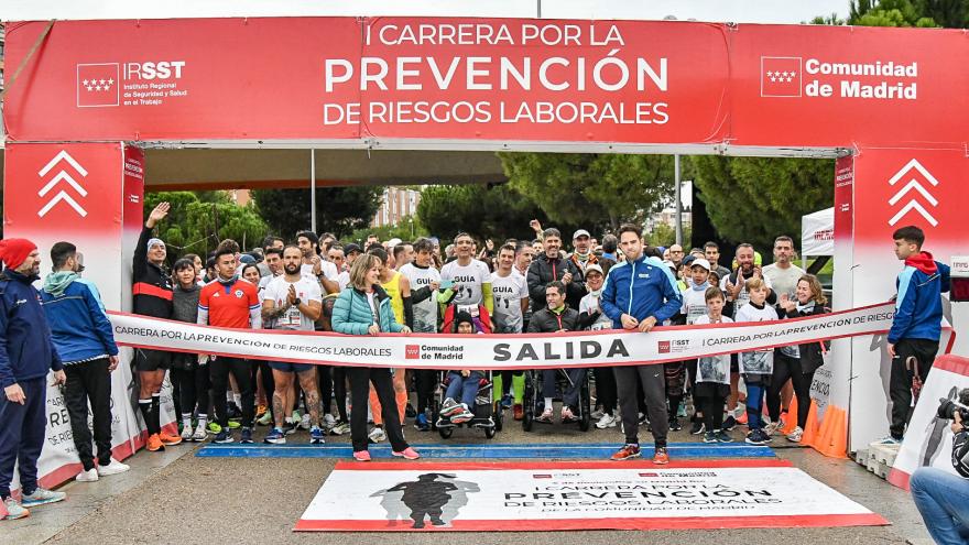 Texto Alternativo: Gran éxito de la I Carrera por la Prevención de Riesgos Laborales de la Comunidad de Madrid