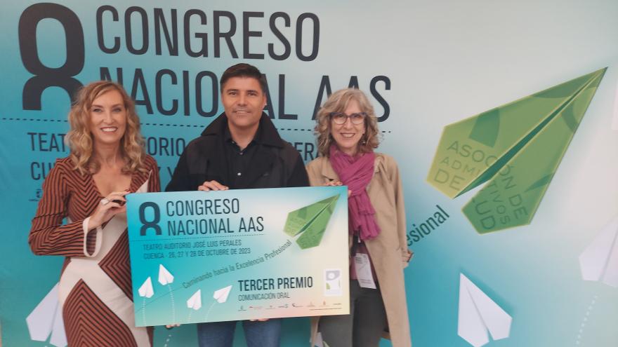 Texto Alternativo: Un profesional del Hospital de La Princesa, premiado en el 8º Congreso Nacional de la Asociación de Administrativos de la Salud