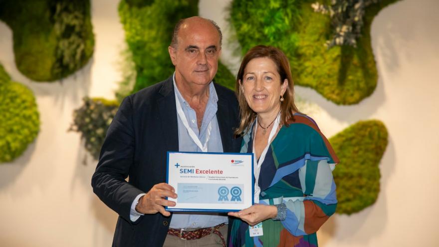 Texto Alternativo: El Hospital Universitario de Fuenlabrada renueva el certificado de excelencia en Medicina Interna