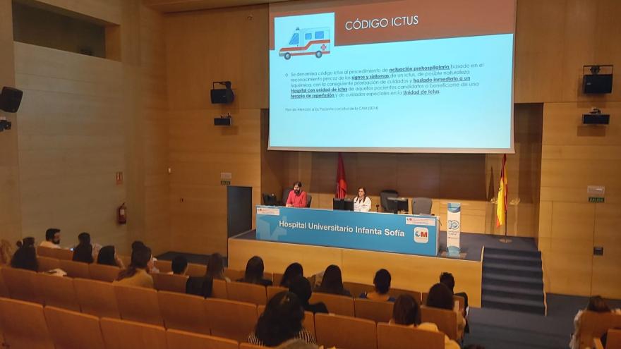 Texto Alternativo: El Hospital Universitario Infanta Sofía organiza un curso de actualización sobre ictus